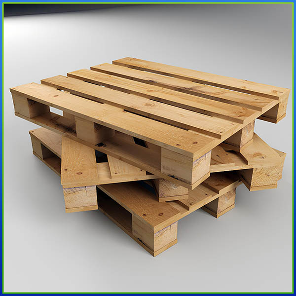 PALLET GỖ XUẤT KHẨU 1080mm x 1020mm x 128mm